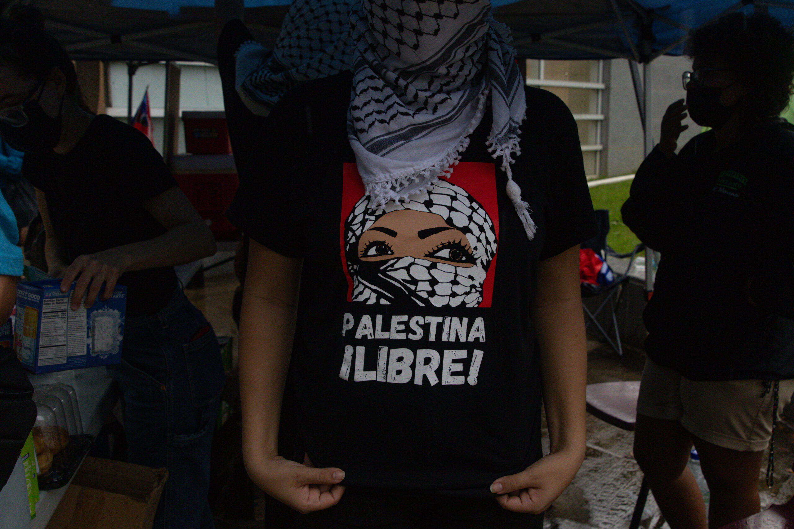 University of Puerto Rico Students set up Palestinian Solidarity Camp
